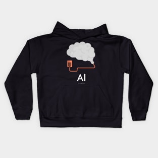 AI - Artificial Intelligence vs. Analog Input Kids Hoodie